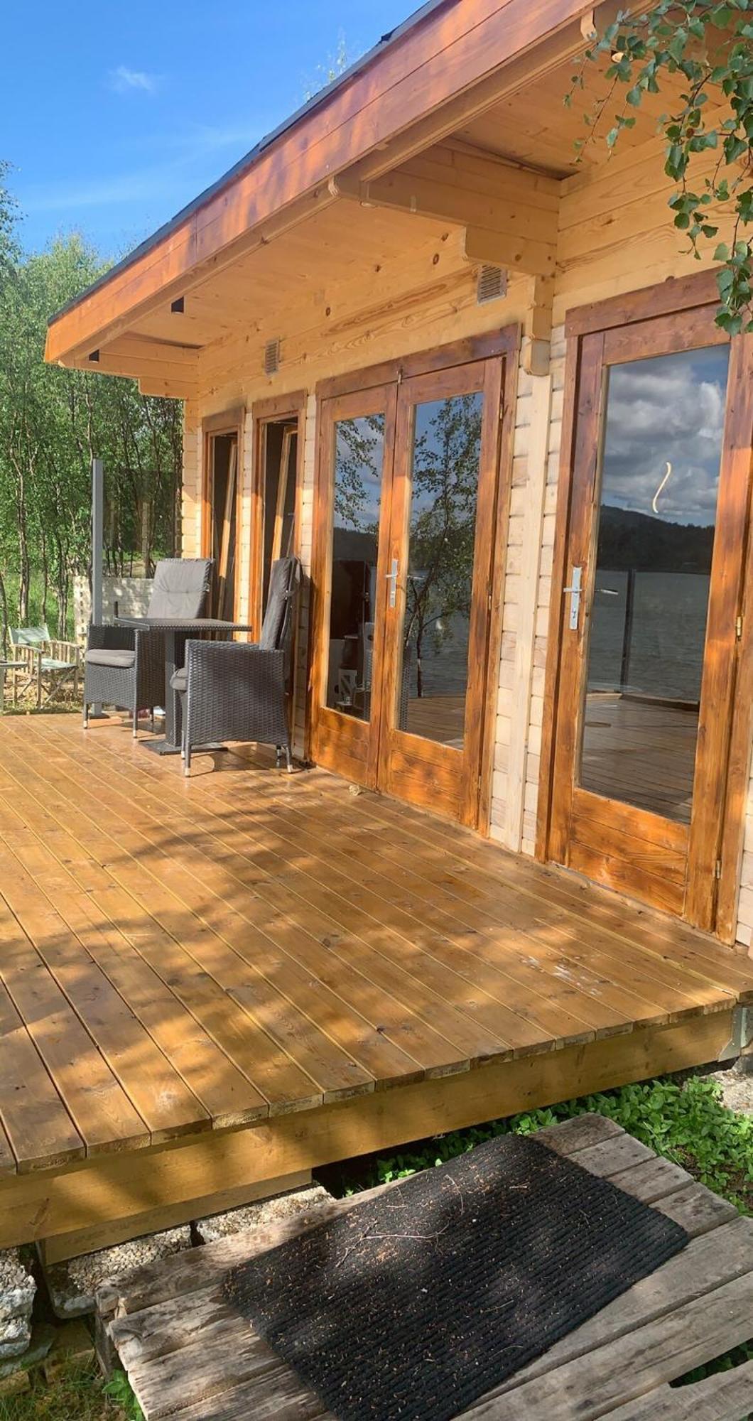 Cottage With Good Standard Next To Neiden River Buitenkant foto